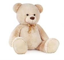 Peluche Orso Beige 130CM con Fiocco 23967