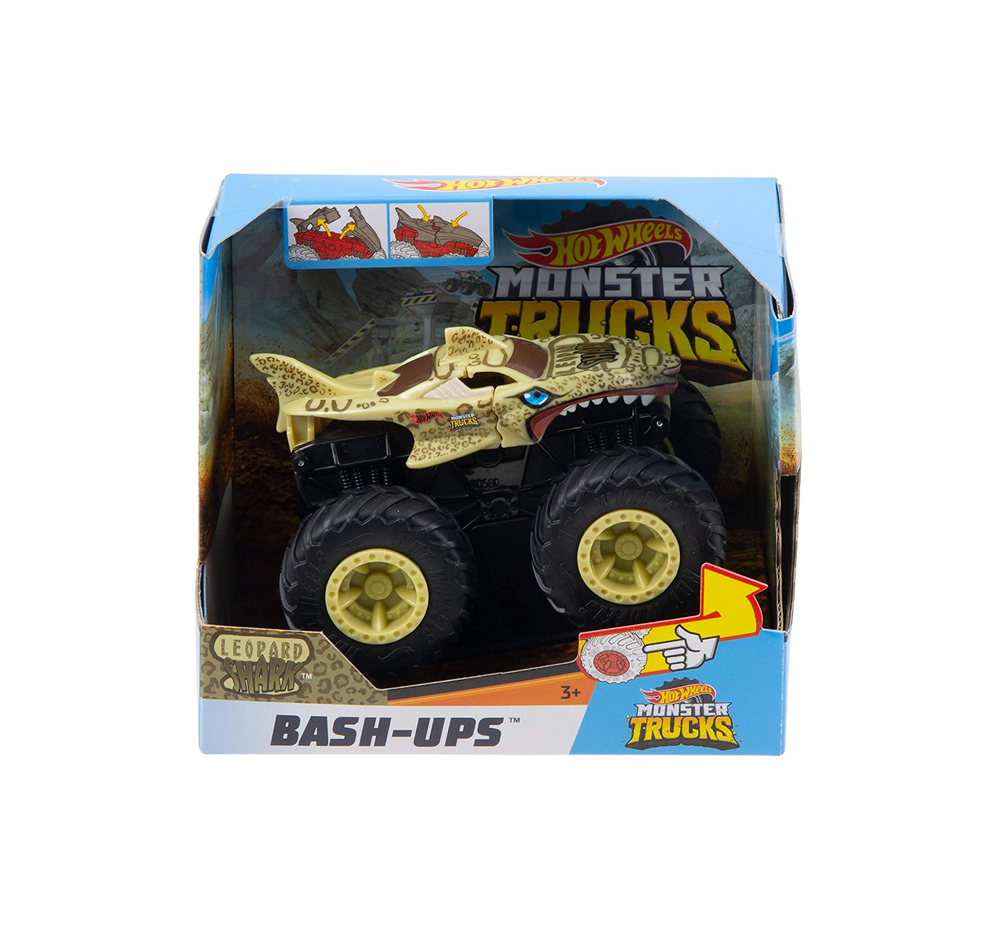 Hot Wheels Monster Trucks 1:43 Bash Ups Ass. GCF94
