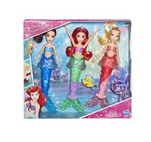 Disney Princess Ariel e Sister 30cm Pack 3Pz E5052