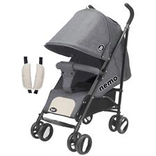 Passeggino per Neonati Nemo Light Grey+Cream GVC8002
