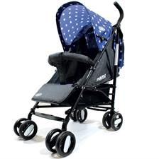 Passeggino per Neonati Nemo con Borsa Grey/Blu Star GVC8003