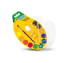 Crayola Tavolozza 12 Acquerelli con Pennello 538434