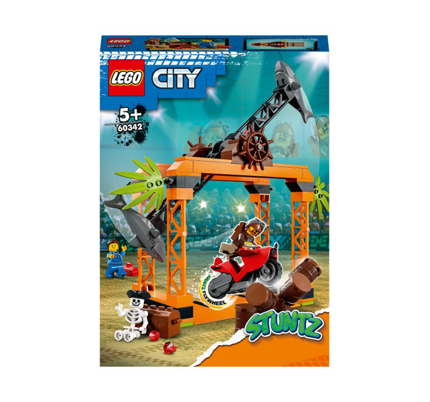 Lego City Stunt Sfida Acrobatica Attacco dello Squalo 60342