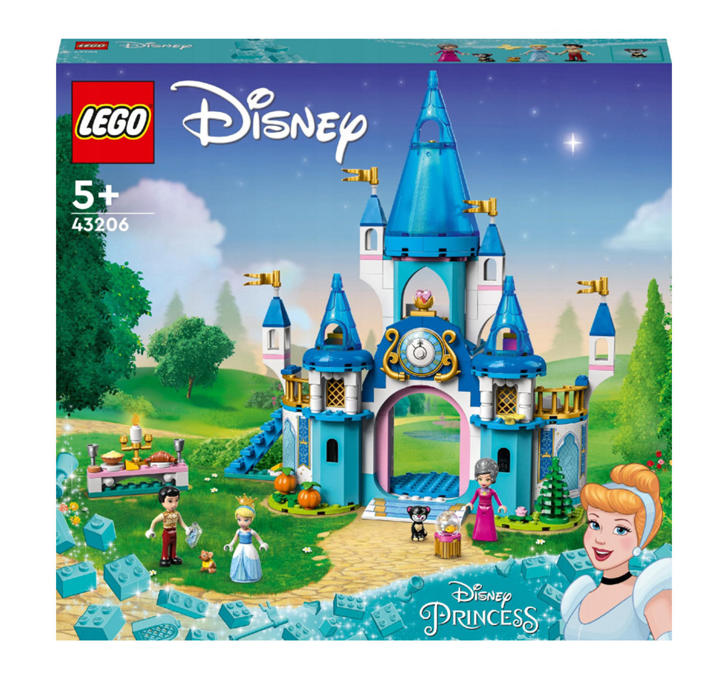 Lego Disney Princess Il castello di Cenerentola 43206