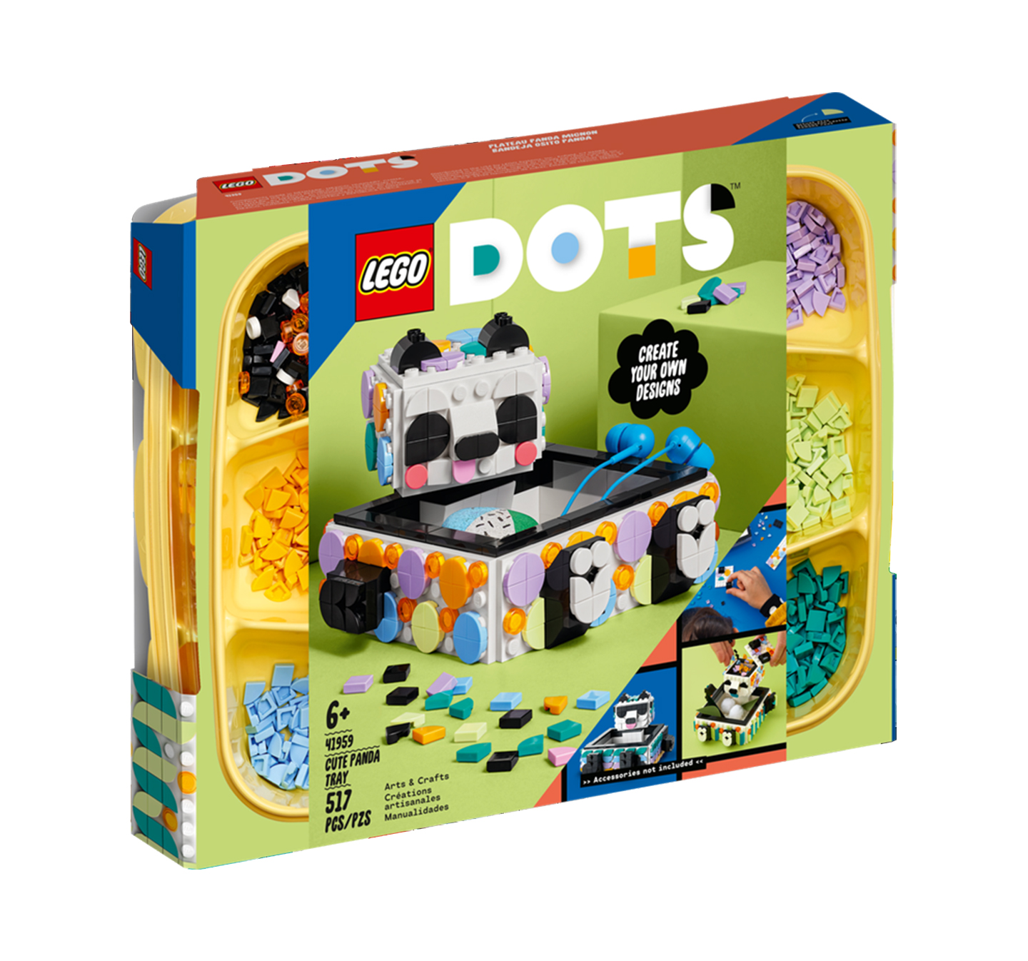 Lego DOTS Il Simpatico Panda Portaoggetti 41959