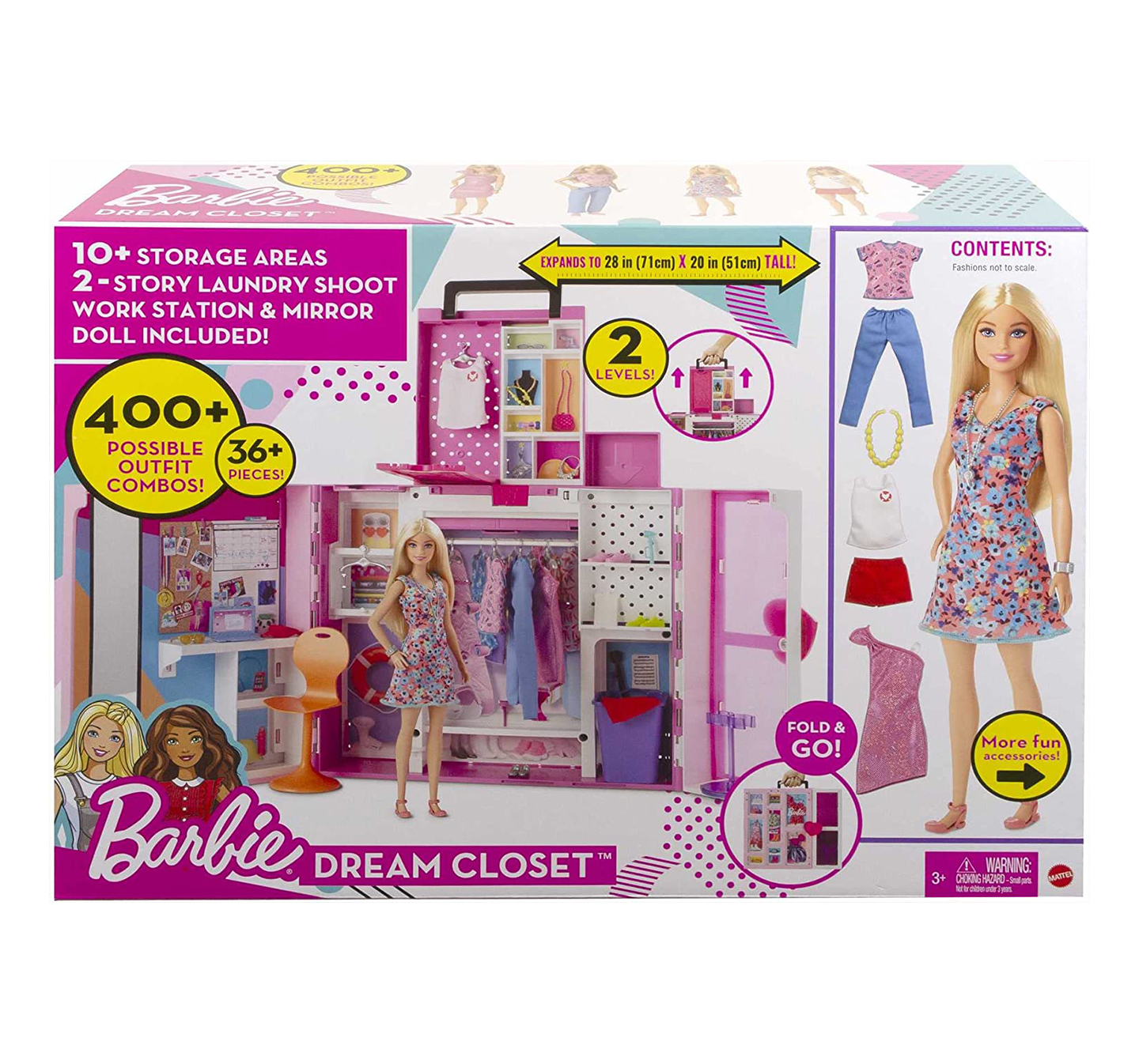 Barbie Armadio dei Sogni con Bambola HGX57