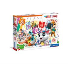 Puzzle Pavimento 40pz 44 Gatti 25466