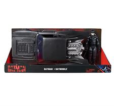 Batman Batmobile 55cm + Personaggio 30Cm 6061615