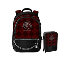 Zaino Schoolpack Harry Potter con Astuccio S300696