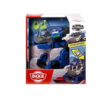 Dickie Police Trooper Trasformabile con Veicolo 203792000