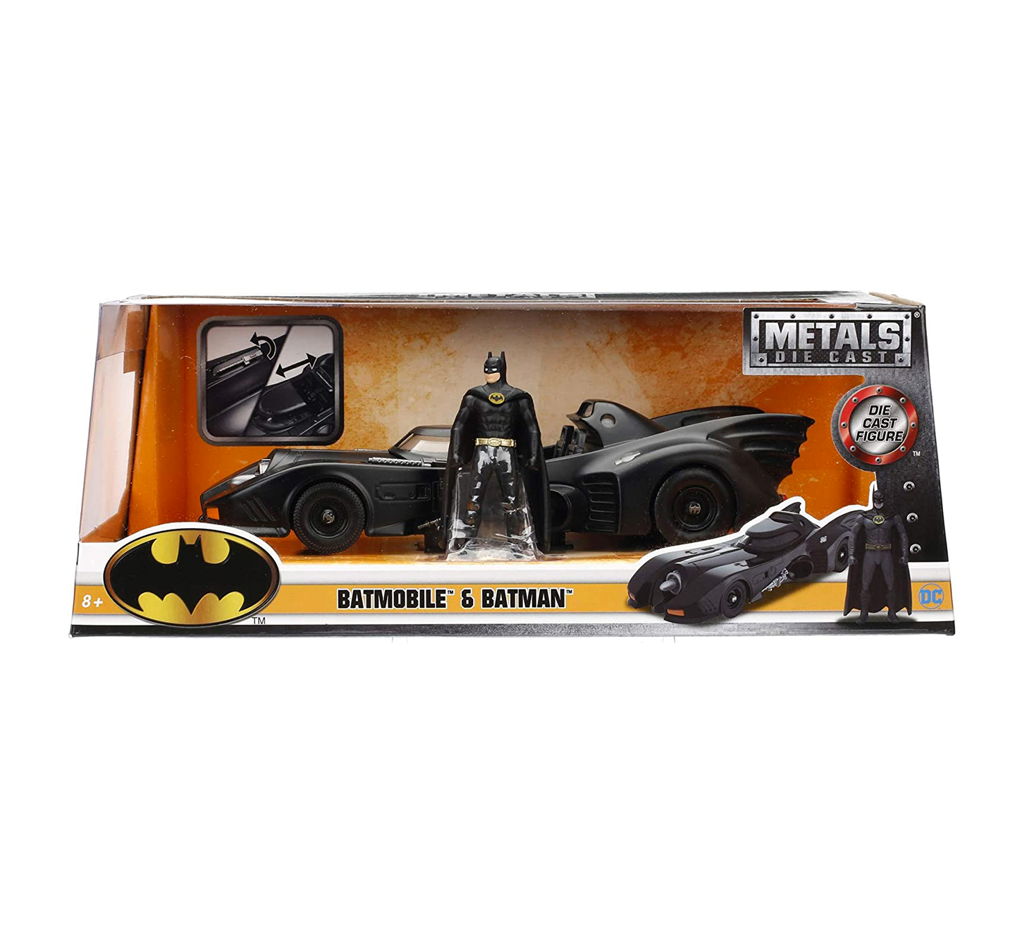 Jada Batman Batmobile 1989 diecast 1:24 con Pers. 253215002