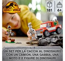 Lego Jurassic World La Cattura dei Velociraptor Blue e Beta76946