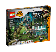 Lego Jurassic World Attacco Giganotosauro e Terizinosa 76949
