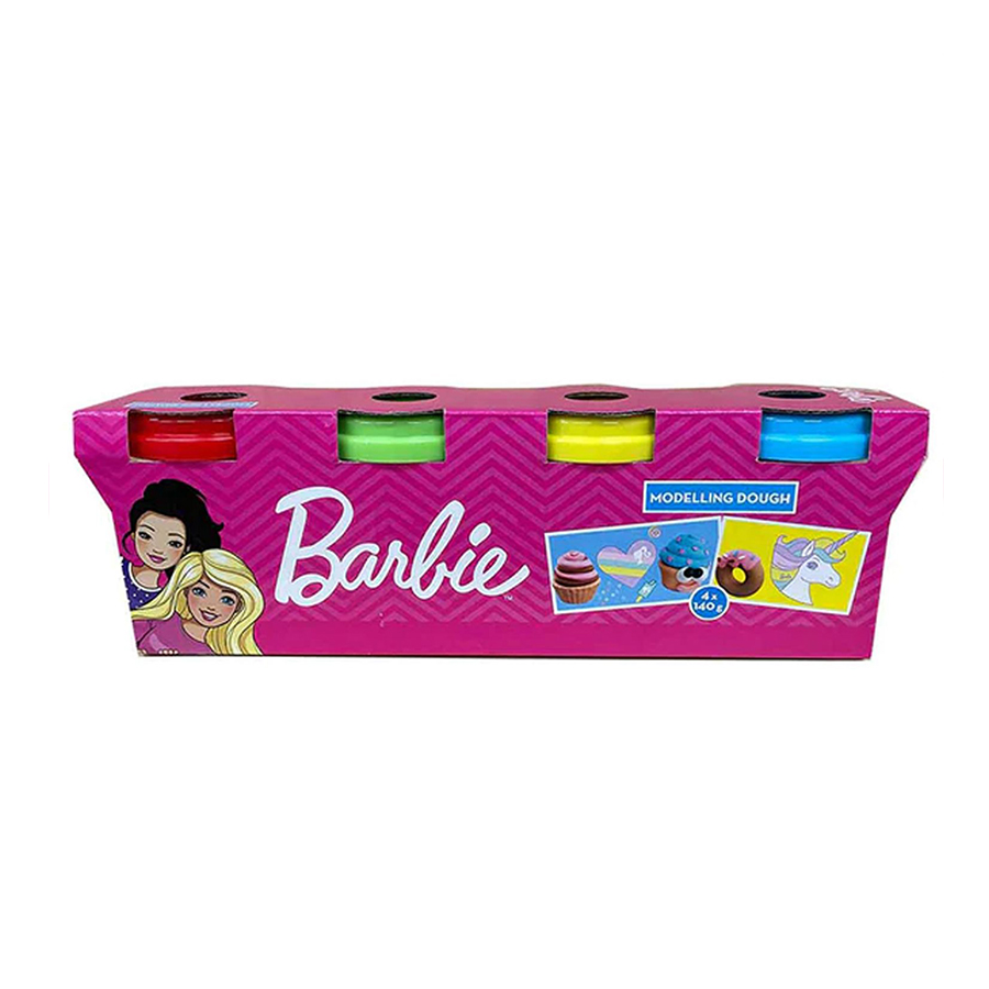 Barbie Plastichina Pack 4 Vasetti 140Gr 1468