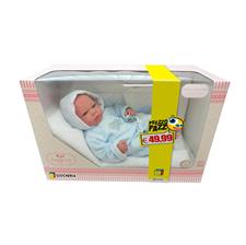 Arias Bebe' 40Cm Tutina Azzurra POS210140