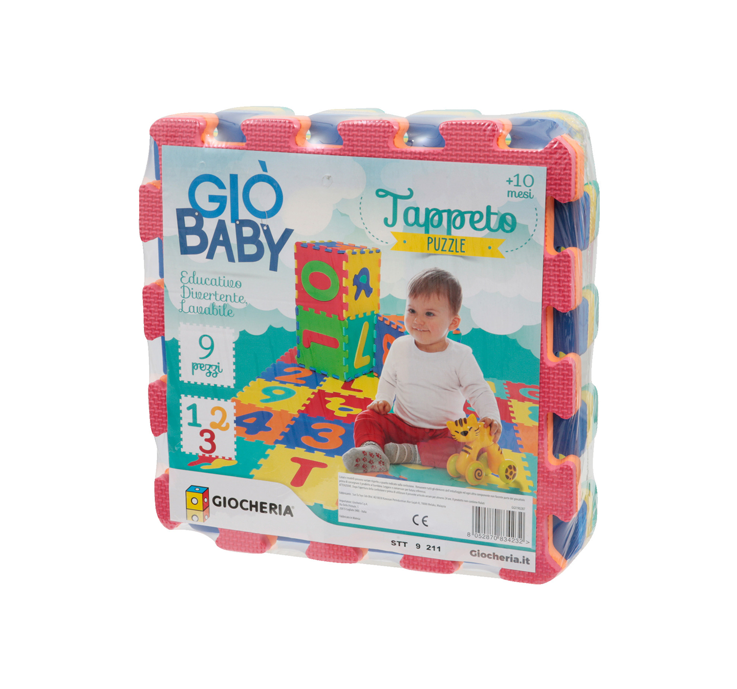 Giò Baby Tappeto Eva Numeri 9Pz GGI190287