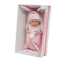 Arias Bebè 33cm Coperta Orecchie Rosa 60287 POS200066