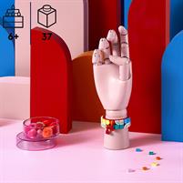 Lego DOTS Braccialetto Arcobaleno con Ciondoli 41953