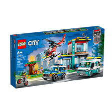 Lego City Police Quartier Generale Veicoli Emergenza 60371