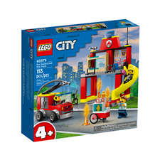 Lego City Fire Caserma Pompieri e Autopompa 60375