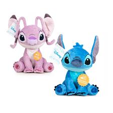 Peluche Stitch e Angel 30Cm con Voce 760019220 760019993