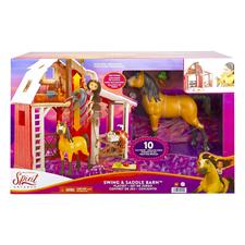 Spirit Playset Stalla Maneggio con Cavallo HBP29