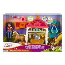 Spirit Playset Maneggio con Bambola e Puledri HCH37