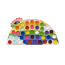 Plastichina Set Arcobaleno 40Vasetti e Formine PLA0027