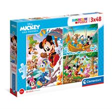 Puzzle Mickey And Friends 3x48 25266