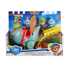 Gus Cavaliere Dragon Catapulta con Personaggi HGP55