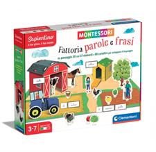 Gioco Montessori Fattoria Parole Frasi 16369