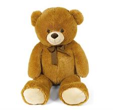 Peluche Orso Marrone 100Cm con Fiocco 25232