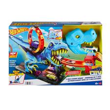 Hot Wheels Playset Pista Sfreccia su T-Rex HKX42