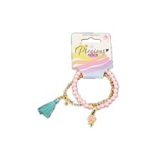 Precius Gioielli Pink & Cotton Bracciale 2pz 25000