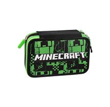 Astuccio 3Zip Green Minecraft 70387