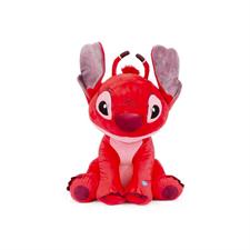 Peluche Stitch Leroy Rosso Seduto 70Cm con Suoni TTC14000