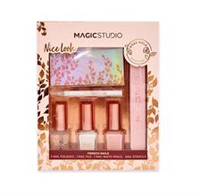 Magic Studio Rose Gold French Nails 24176