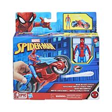 Spiderman Veicolo con Personaggio 10Cm F6899