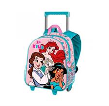 Zaino Trolley 3D Piccolo Principesse 05568