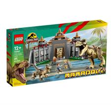 Lego Jurassic World Centro Vsitatori Attacco T-Rex 76961