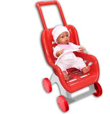 Passeggino con bebè in busta 11131